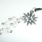 Snowflake Cell Phone Charm