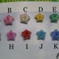 Rose Straw star Earrings