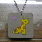 Handmade Giraffe necklace