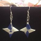 Ninja Star Shuriken Earrings