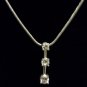 3 Cubic Zirconia pendent