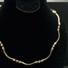 Set of gold and silver anklets [2]