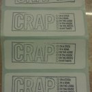 CRAP 15 adhesive labels