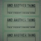 And another thing 15 Adhesive labels