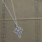 Celtic Cross Silver Necklace
