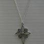 Celtic Cross Silver Necklace