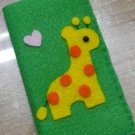 Cute Giraffe felted Ipod touch/Iphone Case