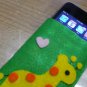 Cute Giraffe felted Ipod touch/Iphone Case