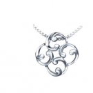 silver necklace n1