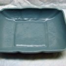 Vintage Cookson Pottery Low Planter Console Bowl Dusty Blue Gray