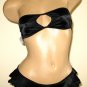 SEXY BANDEAU TOP, RUFFLE THONG BIKINI, NEW, LOOK