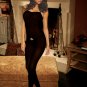 SEXY OPAQUE WHITE *BLACK or *NUDE CROTCHLESS BODY STOCKING - ONE SIZE