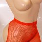 SEXY BLACK *RED or WHITE FISHNET NYLON SUSPENDER THONG BACK PANTYHOSE - ONE SIZE