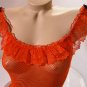 SEXY SHEER BLACK or RED MESH & LACE THONG BACK TEDDY BARE* ONE SIZE