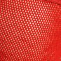 SEXY RED SHEER FISHNET & RUFFLED LACE CAMI & BOY SHORTS - ONE SIZE