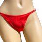 SEXY VALENTINE RED or BLACK VELVET DIAMOND GOLD HEART BOOTY THONG - ONE SIZE