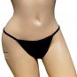 SEXY VALENTINE BLACK or RED VELVET RHINESTONE BACK LOW RISE THONG - ONE SIZE