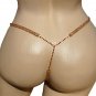 SEXY XSTRINGS GOLD MESH RUBY RHINESTONE T-BAR G-STRING