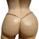SEXY XSTRINGS GOLD MESH RUBY RHINESTONE T-BAR G-STRING