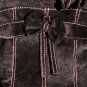 SEXY BLACK CORDUROY BUSTIER STYLE PURSE HANDBAG
