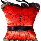 SET OF THREE 3 SEXY CORSET BUSTIER STYLE SATIN LINGERIE SACHETS