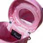 SUPER SALE* SEXY PINK PATENT RED HEART ZIP AROUND MAKE-UP BAG PURSE