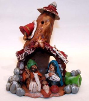 Nativity Scene - Clay