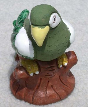 Peruvian Handcrafted Ceramic Parrot