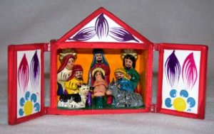 Retablo - Nativity Scene