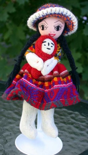 Handcrafted Peruvian Cloth Doll