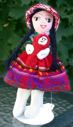 Handcrafted Peruvian Cloth Doll