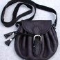 Leather Purse Black Handmade in Peru