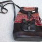 Backback  Leather and Cloth Made in Peru
