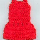 BARBIE HAND CROCHETED RED SUNSUIT