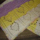 Crocheted baby blankets
