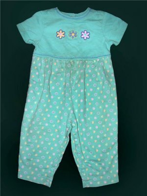 Gymboree SPRING IN BLOOM Ric Rac Romper XS 1&Acirc;&frac12; - 2T