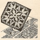 Crochet - Motif for Placemat or Tablecloth (ref: e1016c)
