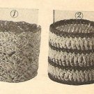Crochet - Glass Muffs (ref: e1035c)