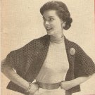 Crochet - Cape Stole (ref: e1041c)