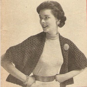 Crochet - Cape Stole (ref: e1041c)