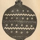 Crochet - Christmas Ball Pan Pot Holder (ref: e1056c)
