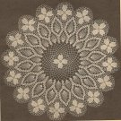 Crochet - Dogwood Doily (ref: e1092c)