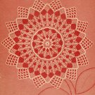 Crochet - Round Shell Doily (ref: e1105c)