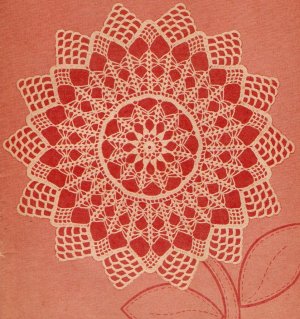 Crochet - Round Shell Doily (ref: e1105c)