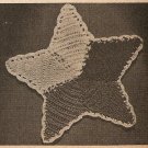 Crochet - Star Shaped Pan Pot Holder (ref: e1119c)