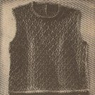 Knit  - Shell in Diamond Pattern (ref: e1128k)