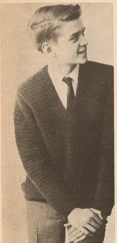 Crochet - Pullover for Men (ref: e1127c)
