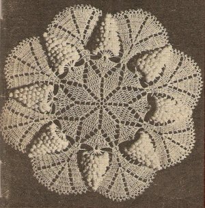 Crochet - Wild Grape Doily (ref: e1140c)