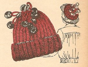 Knit  - Mock Cable Hat (ref: e1185k)