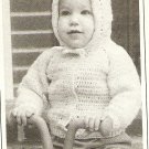 Crochet - Toddler's Mock Raglan Sweater (ref: e1203c)